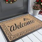 Yimobra Welcome Mat Outdoor Indoor, Waterproof Heavy Duty Front Door Mat by Yimobra