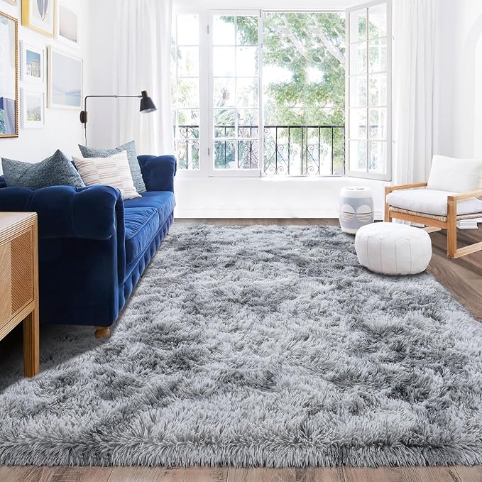 Rugs for Living Room 5x7, Soft Shaggy Modern Shag Area Rug for Bedroom - Image 2