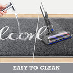 CozyBounty Grey Door Mat Welcome Mats Outdoor Indoor Non-Slip Doormat - Image 5