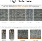 8x10 Washable Area Rug for Living Room Bedroom Vintage Black Grey Non Slip - Image 7