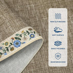 GarveeHome Entryway Rug 2x6 Modern Bordered Runner Rug Washable Kitchen Runners - Image 3