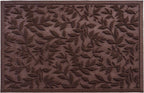 Coffee Brown Leaves Outdoor Indoor Entrance Doormats, Absorbent Durable Heavy - Image 9