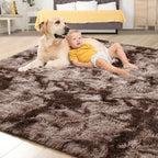 Tepook Soft Fluffy Rugs for Living Room, 5x8 Shaggy Area Rug for Bedroom - Image 4