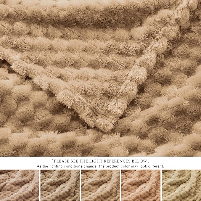 EXQ Home Fleece Throw Blanket for Couch or Bed - Image 5