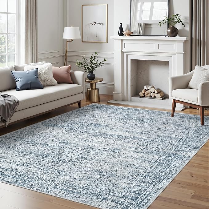 6x9 Area Rug for Living Room Washable 6x9 Non-Slip Modern Rugs for Bedroom - Image 2