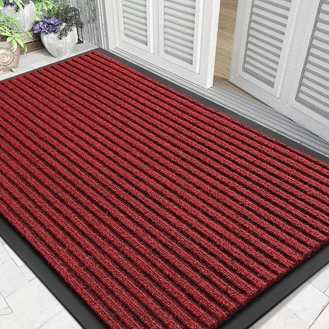 Yimobra Front Door Mat Outdoor Indoor Entrance, 100% Waterproof All-Season All by Yimobra