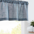 jinchan Sheer Valance Curtain Linen Textured Valance by JINCHAN