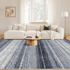 Nakagishi 10x14 Area Rugs Living Room: Washable Boho Large Neutral Modern Soft - Image 4
