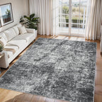 6x9 Area Rugs for Living Room Rug Washable: Abstract Rug for Dining Room by Aelenmu