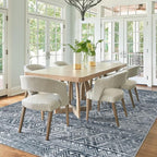 8x10 Area Rugs Washable Rug: Anti-Skid Abstract Modern Living Room Rug Soft - Image 5