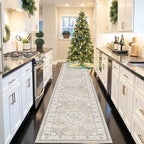 Washable Hallway 3x18 Runner Rug: Vintage Ultra Soft Non Slip Runner - Image 2