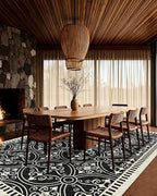 Latte&Fog 8x10 Area Rugs for Living Room, Large Vintage Washable Rug, Boho Non - Image 4