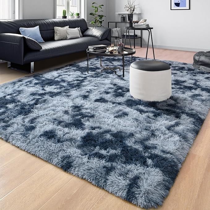 Tepook Soft Fluffy Rugs for Living Room, 5x8 Shaggy Area Rug for Bedroom - Image 8