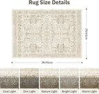 Washable 2x3 Entryway Area Rug - Image 2