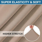 Smiry Printed Couch Cushion Covers, Stretch Soft Couch Covers - Image 3