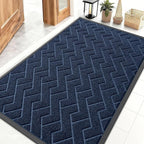OLANLY Front Door Mat Indoor Outdoor Entrance, Waterproof All-Season, by OLANLY