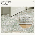 10x14 Area Rugs for Living Room, Non Slip Machine Washable Vintage Rugs - Image 7