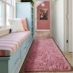 ONASAR Blush Runner Rugs for Bedroom Living Room, Fluffy 2x6 Bedside Hallway - Image 7
