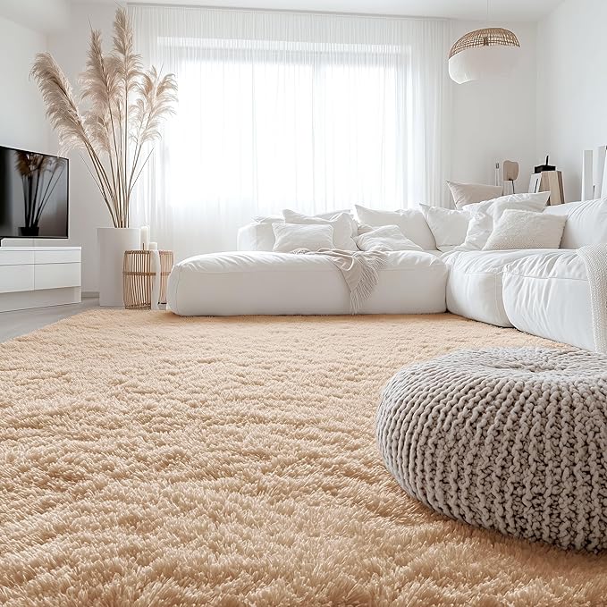 OLANLY 8x9 Machine Washable Large Area Rugs by OLANLY