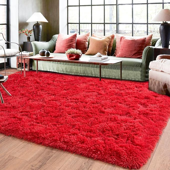 Rugs for Living Room 5x7, Soft Shaggy Modern Shag Area Rug for Bedroom - Image 9