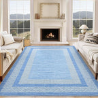 GarveeHome 10x13 Large Washable Geometric Area Rug Non Slip Non Shedding Floor - Image 2