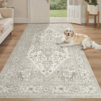 Madane Hallway Runner Rug 4x8 Wide: Washable Thin Runners - Image 2