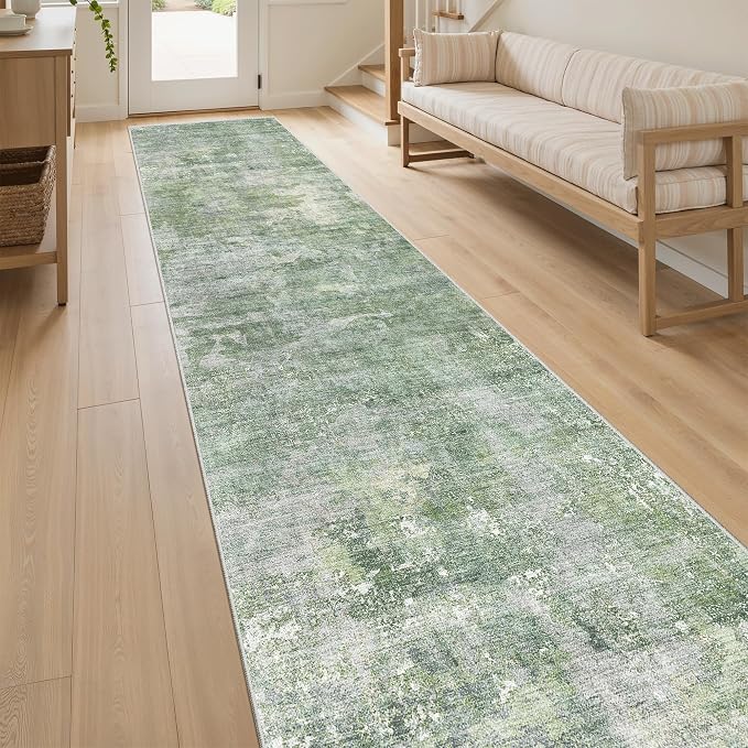 Runner Rug 2x10 Washable Non-Slip Hallway Runner Rugs - Image 3