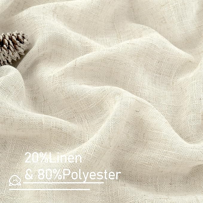 LAMIT Natural Linen Blended Curtains - Image 3