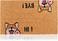 Hi-Bye Dog - 24"x36" - Coir Door Mat - Welcome Mats by AmaruDoorMats