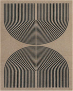 Lahome Enfys Modern Rainbow Easy Jute Carpet, 8x10 Living Room Rugs Indoor - Image 6