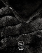 Ultra Soft Cozy Faux Fur Throw Blanket, Fuzzy Plush Thick Bubble Blanket - Image 6