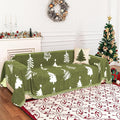 MYSKY HOME 71"X102" Chair Christmas Couch Cover, Sectional Sofa Covers Sofa by MYSKYHOME