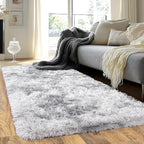 Runner Rugs for Bedroom 2x6 Rug Runners for Hallways Non Slip Soft Shag Bedside by Quntue