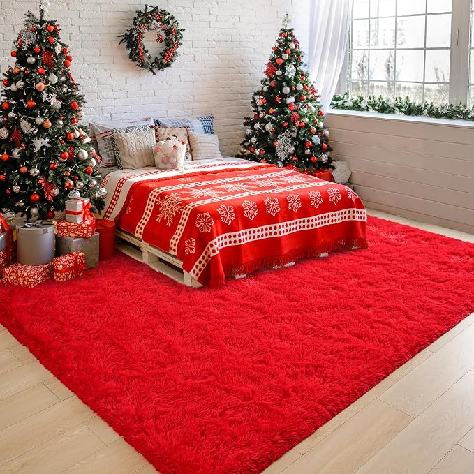 Chicrug Soft Area Rugs for Bedroom Living Room Plush Fluffy Rug 4x6 Feet by ChicrugHomeDecor