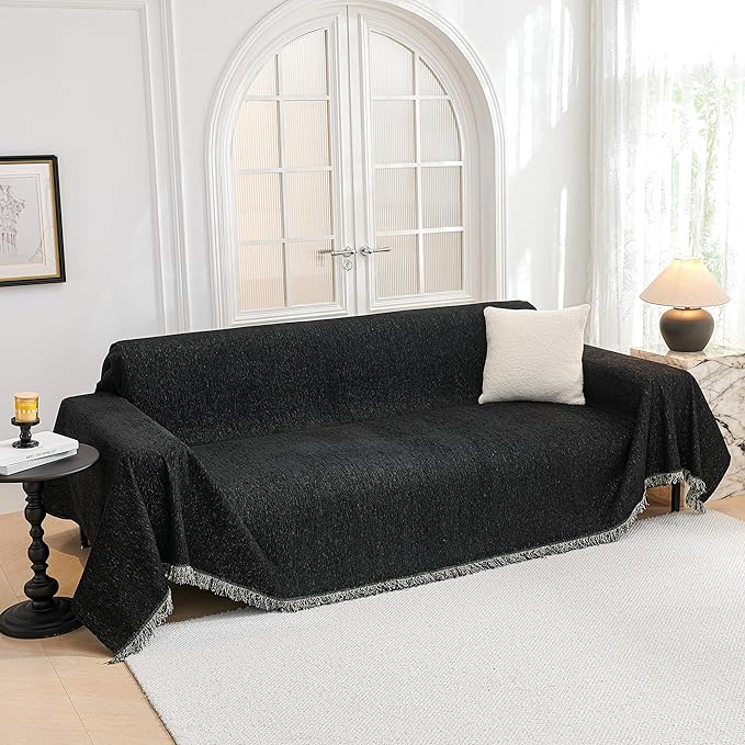 MYSKY HOME Oversized Couch Cover Sofa Covers Couch Covers by MYSKYHOME