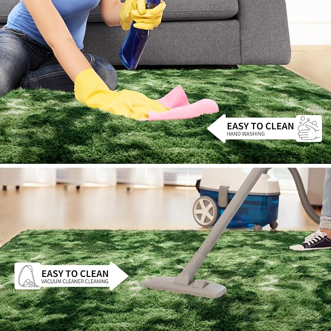Tepook Soft Fluffy Rugs for Living Room, 5x8 Shaggy Area Rug for Bedroom - Image 6
