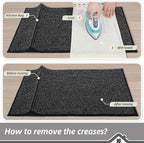 BEQHAUSE Kitchen Rugs and Mats 2PCS, Non-Slip Kitchen Mats - Image 9