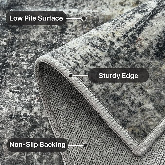 2x3 Rugs for Entryway Entrance Kitchen Bathroom, Machine Washable Modern - Image 8
