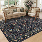 GarveeHome Living Room Rug 5x7 Rug Machine Washable Stain Resistant Area Rug - Image 2