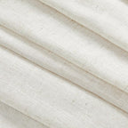 MYSKY HOME Linen Curtains for Sliding Glass Door, Back Tab Semi Sheer Curtain - Image 6