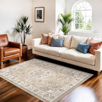 3x5 Living Room Area Rugs: Vintage Washable Non-Slip Rug by HYHAOYUNLAI