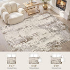 UERMEI 6x9 Area Rug Living Room Rugs - Image 2