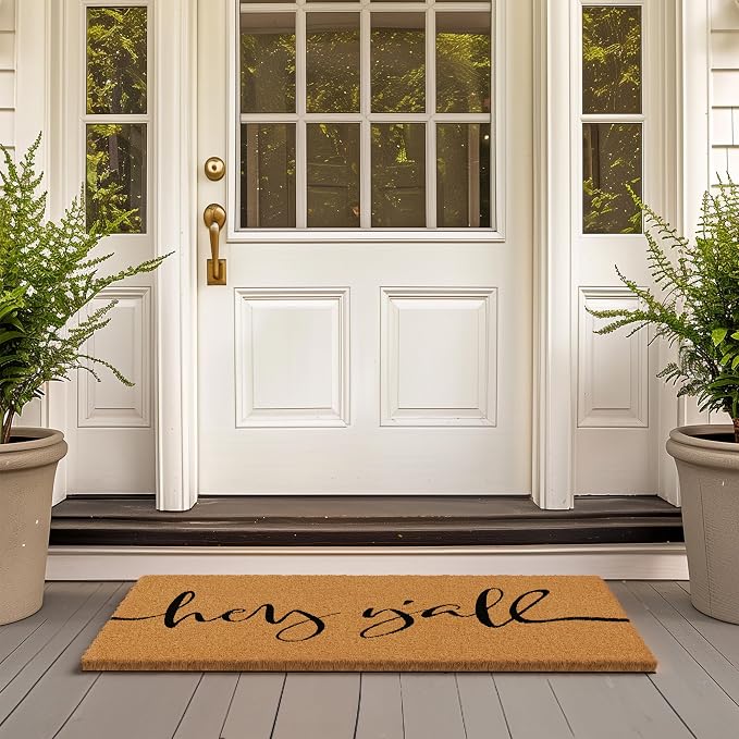 Barnyard Designs Natural Coco Coir Heavy Duty Backing Doormat - Image 4