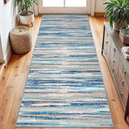 Lansny Modern Abstract Runner Rug 2.6x8 by lansny