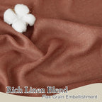 RYB HOME Terracotta Curtains 84 inch Long - Image 3