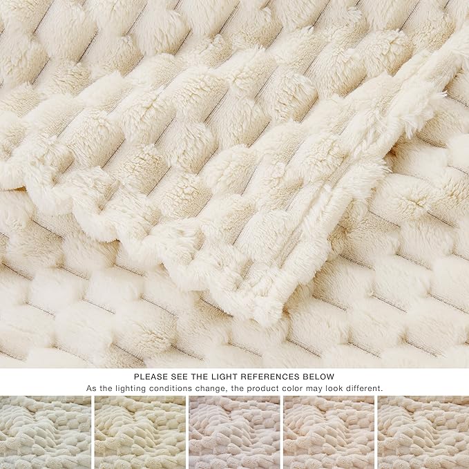 EXQ Home Fleece Throw Blanket for Couch or Bed - Image 6