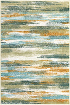 Lansny Modern Abstract 5x7 Machine Washable Area Rug Non-Slip Soft Bedroom - Image 9