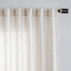 MYSKY HOME Linen Curtains 95 Inches Long - Image 7