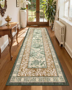 GarveeHome Terracotta Olive Sage Green 2x6 Washable Kitchen Runner Rugs Non - Image 3