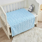 Sherpa Fleece Baby Blanket Heart Checkered Blanket, Ultra Soft Fluffy Premium - Image 5